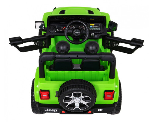 Дитяча акумуляторна машинка Jeep Wrangler Rubicon Зелена