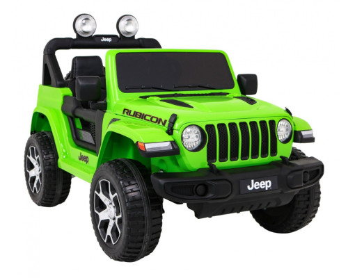 Дитяча акумуляторна машинка Jeep Wrangler Rubicon Зелена