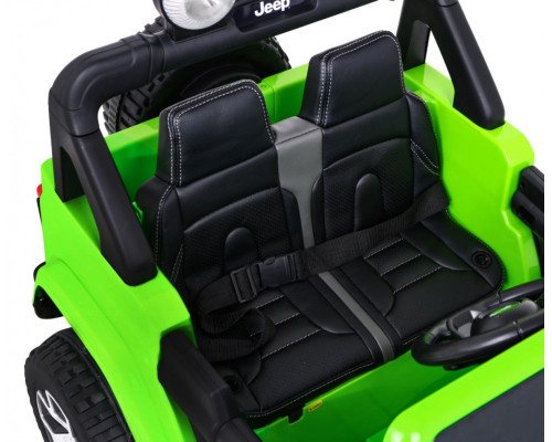 Дитяча акумуляторна машинка Jeep Wrangler Rubicon Зелена