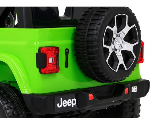 Дитяча акумуляторна машинка Jeep Wrangler Rubicon Зелена