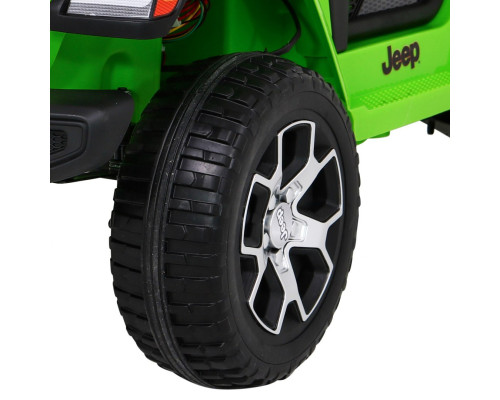 Дитяча акумуляторна машинка Jeep Wrangler Rubicon Зелена