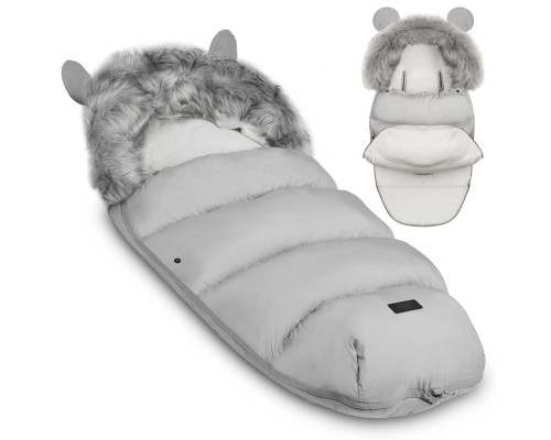 Конверт Elmi Ricokids для коляски та санок, 95 х 48 см - сірий