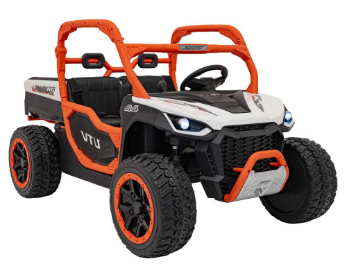 Дитячий акумуляторний автомобіль фермерський UTV Racing White