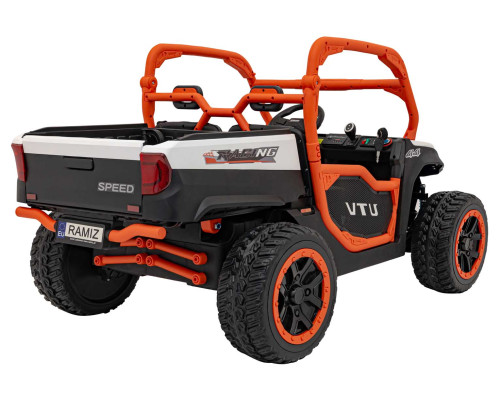 Дитячий акумуляторний автомобіль фермерський UTV Racing White