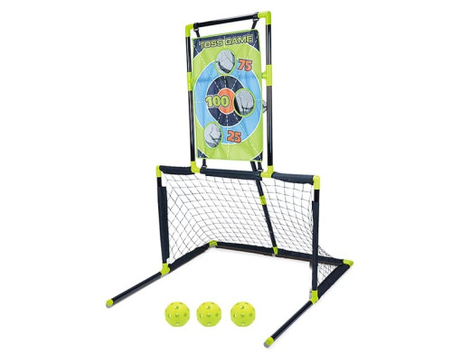 Дитячий ігровий набір 6 в 1 inSPORTline SCS530, 135 x 92,5 x 96 см - чорно-зелений