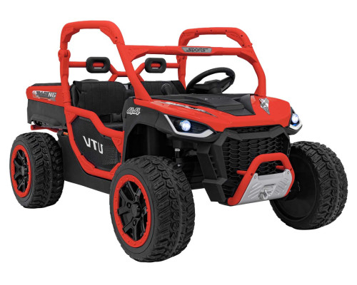 Дитяча акумуляторна машинка фермерська UTV Racing Червона