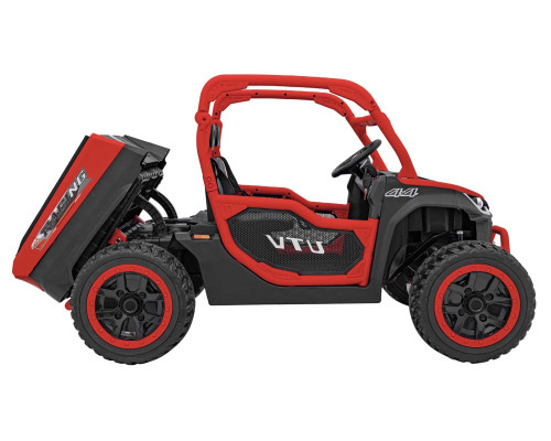 Дитяча акумуляторна машинка фермерська UTV Racing Червона