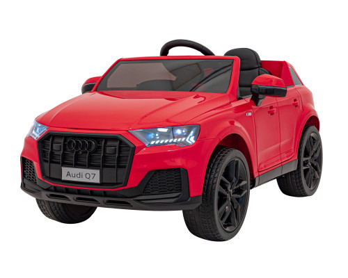 Дитяча акумуляторна машинка Audi Q7 NEW LIFT Червона