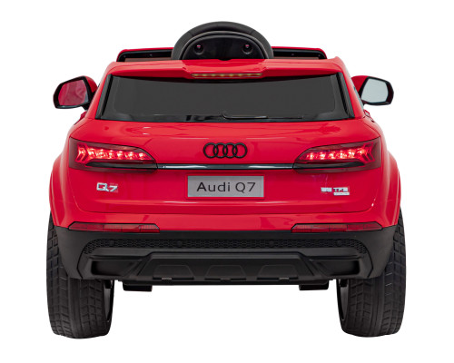 Дитяча акумуляторна машинка Audi Q7 NEW LIFT Червона