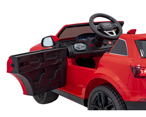 Дитяча акумуляторна машинка Audi Q7 NEW LIFT Червона