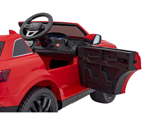 Дитяча акумуляторна машинка Audi Q7 NEW LIFT Червона