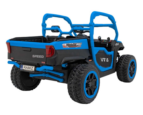 Дитяча акумуляторна машинка фермерська UTV Racing Blue