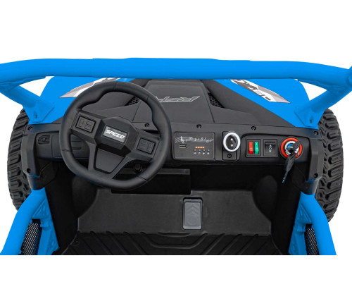 Дитяча акумуляторна машинка фермерська UTV Racing Blue