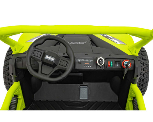 Дитяча акумуляторна вантажівка фермерська UTV Racing Green