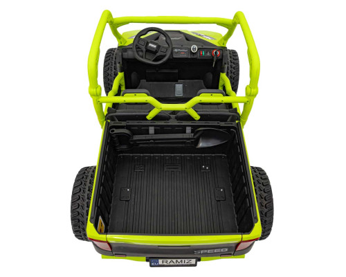 Дитяча акумуляторна вантажівка фермерська UTV Racing Green