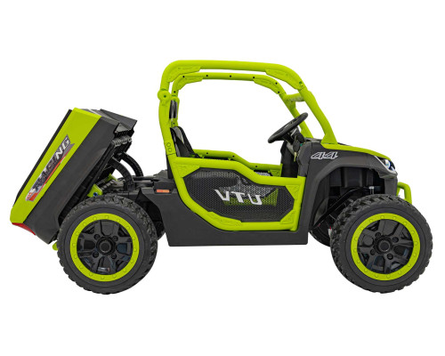 Дитяча акумуляторна вантажівка фермерська UTV Racing Green