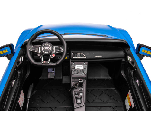 Дитяча акумуляторна машинка Audi Spyder R8 LIFT Синя