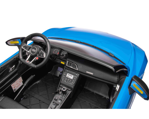 Дитяча акумуляторна машинка Audi Spyder R8 LIFT Синя