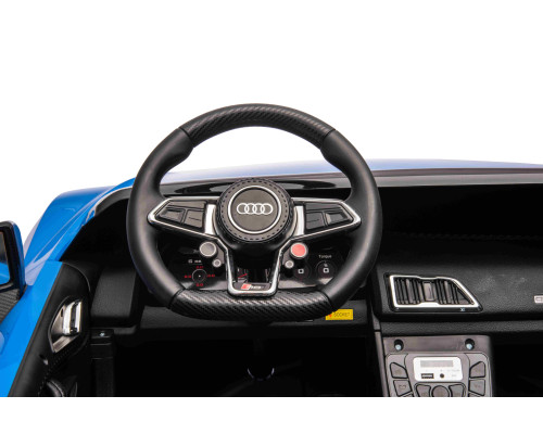 Дитяча акумуляторна машинка Audi Spyder R8 LIFT Синя