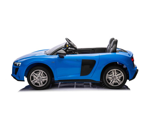 Дитяча акумуляторна машинка Audi Spyder R8 LIFT Синя