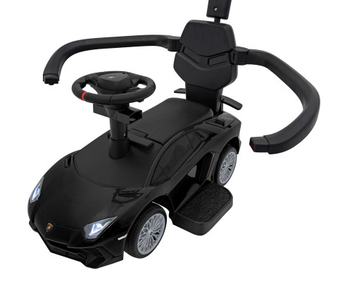 Дитячий толокар Lamborghini Aventador SV Ride-On чорний