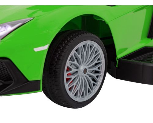 Дитячий толокар Lamborghini Aventador SV Зелений
