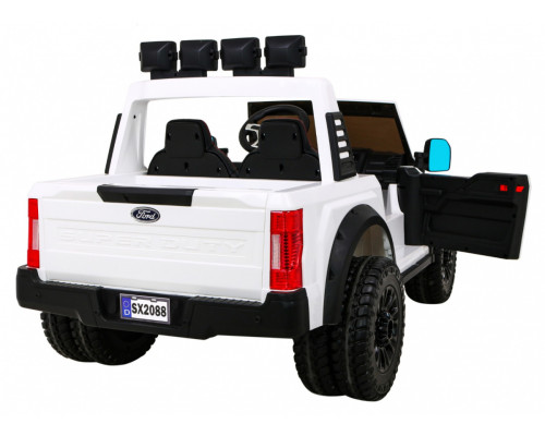 Дитяча акумуляторна машинка Ford Super Duty Біла