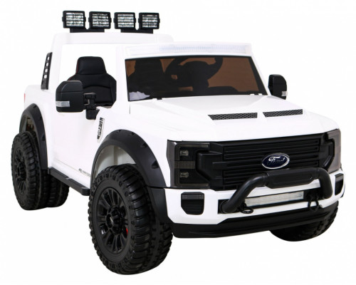Дитяча акумуляторна машинка Ford Super Duty Біла