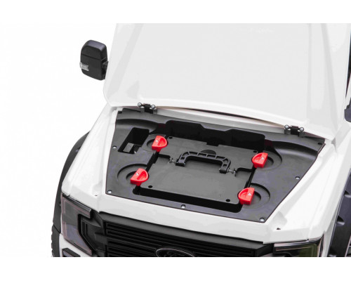 Дитяча акумуляторна машинка Ford Super Duty Біла