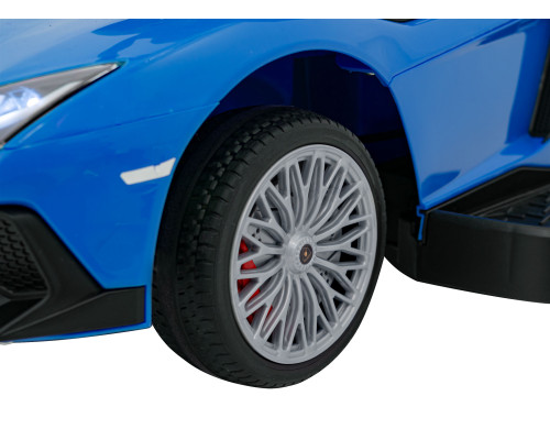 Дитячий толокар Lamborghini Aventador SV Синя