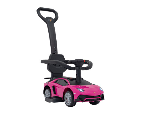 Дитячий толокар Lamborghini Aventador SV Ride-On рожевий