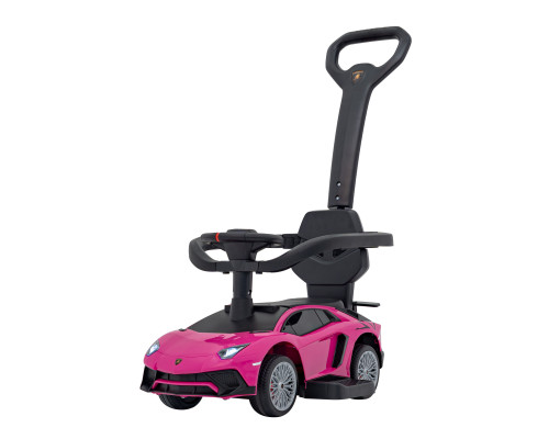 Дитячий толокар Lamborghini Aventador SV Ride-On рожевий