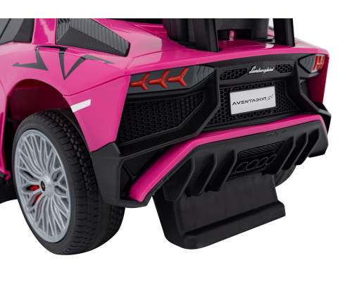 Дитячий толокар Lamborghini Aventador SV Ride-On рожевий
