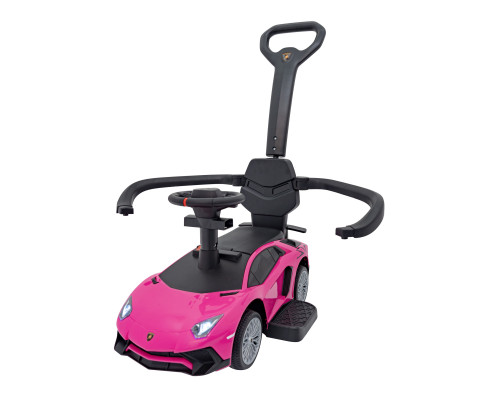 Дитячий толокар Lamborghini Aventador SV Ride-On рожевий