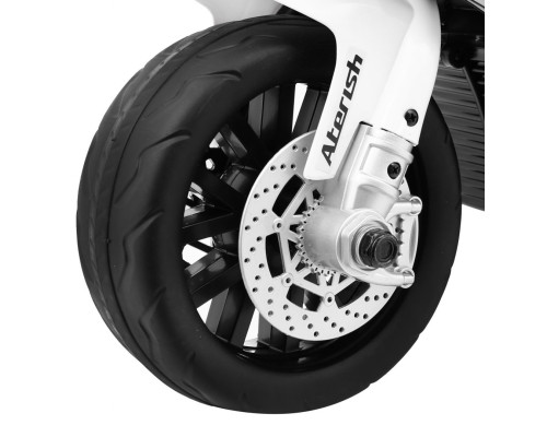 Акумуляторний мотоцикл BMW S1000 RR Mini дитячий Червоний + 3 колеса + Звук + LED