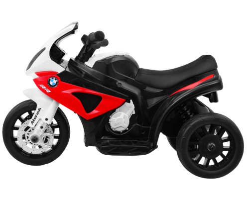 Акумуляторний мотоцикл BMW S1000 RR Mini дитячий Червоний + 3 колеса + Звук + LED