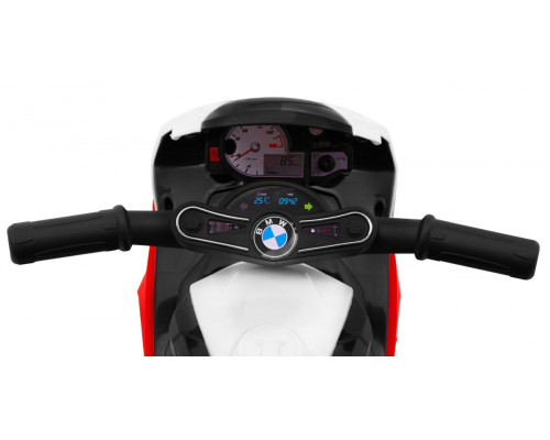 Акумуляторний мотоцикл BMW S1000 RR Mini дитячий Червоний + 3 колеса + Звук + LED
