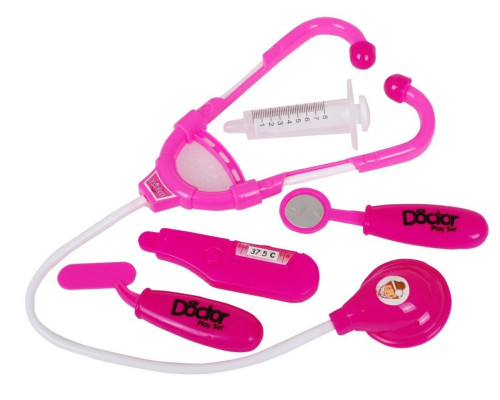 Лялька-медсестра для дітей 3+ Аксесуари для лікаря + Стетоскоп + Термометр + Шприц