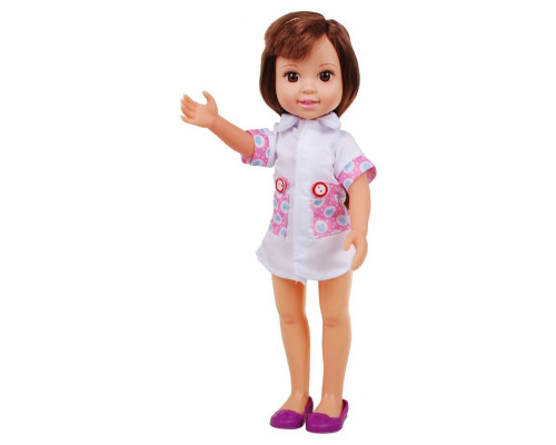 Лялька-медсестра для дітей 3+ Аксесуари для лікаря + Стетоскоп + Термометр + Шприц