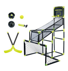 Дитячий ігровий набір 3 в 1 inSPORTline SCS510, 130 x 100 см, чорно-зелений