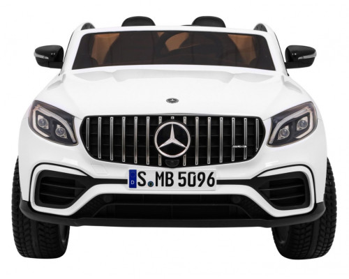 Дитяча акумуляторна машинка Mercedes GLC 63S Біла