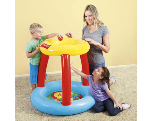Манеж Fisher Price + м'ячі Bestway 93541, 89 x 89 x 84 см - різнокольоровий