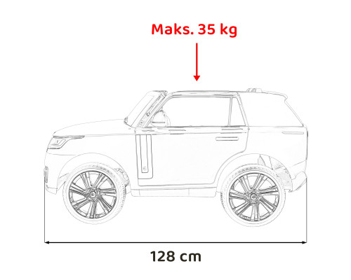 Автомобіль Range Rover SUV Lift Red