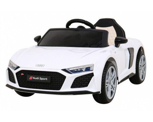 Дитяча акумуляторна машинка Audi R8 LIFT Біла