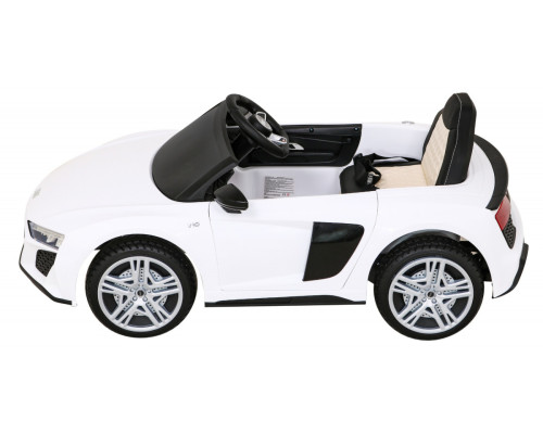 Дитяча акумуляторна машинка Audi R8 LIFT Біла