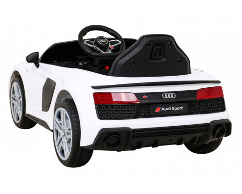 Дитяча акумуляторна машинка Audi R8 LIFT Біла