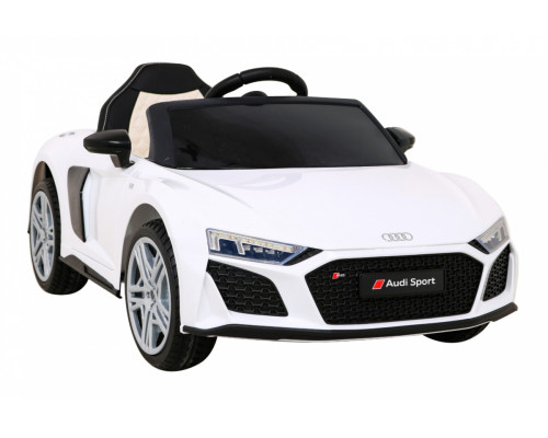 Дитяча акумуляторна машинка Audi R8 LIFT Біла