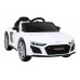 Дитяча акумуляторна машинка Audi R8 LIFT Біла