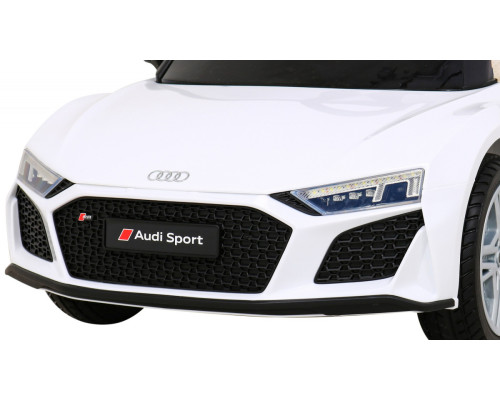 Дитяча акумуляторна машинка Audi R8 LIFT Біла