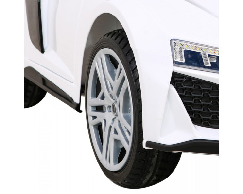 Дитяча акумуляторна машинка Audi R8 LIFT Біла